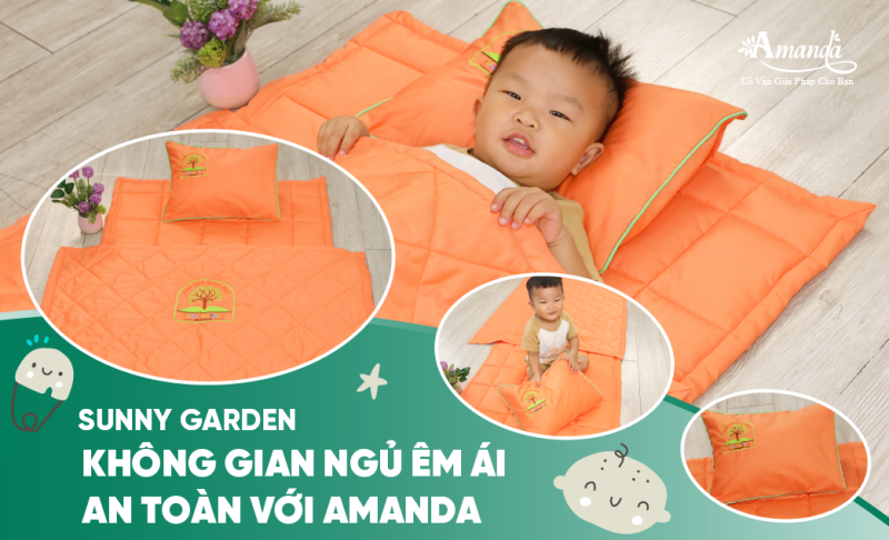 SUNNY GARDEN - KHÔNG GIAN NGỦ ÊM ÁI, AN TOÀN VỚI AMANDA