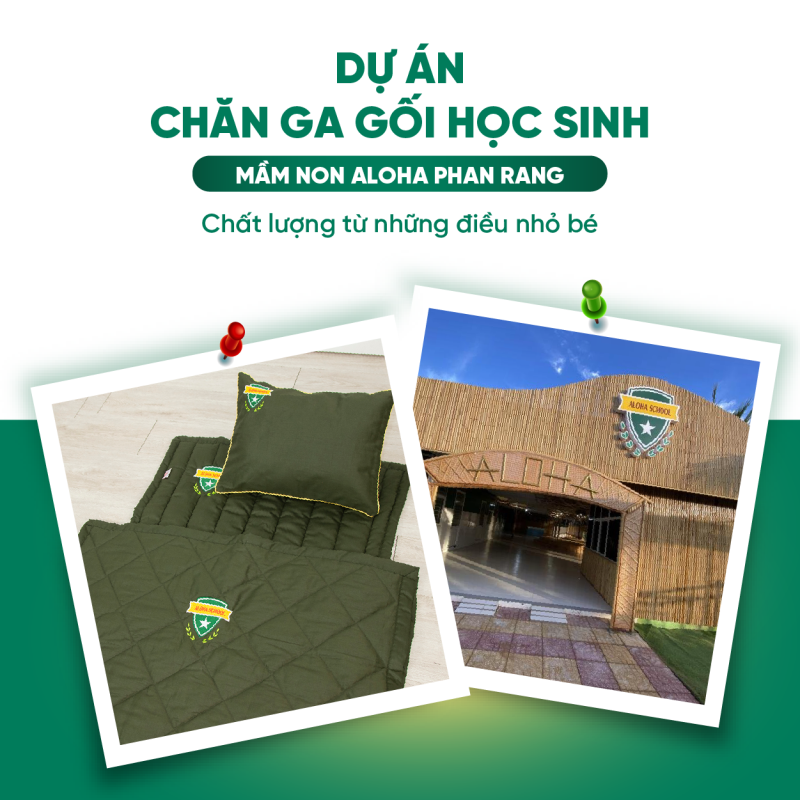 MẦM NON ALOHA PHAN RANG - ĐẠT CHUẨN CHĂN GA GỐI HỌC SINH CHUẨN QUỐC TẾ