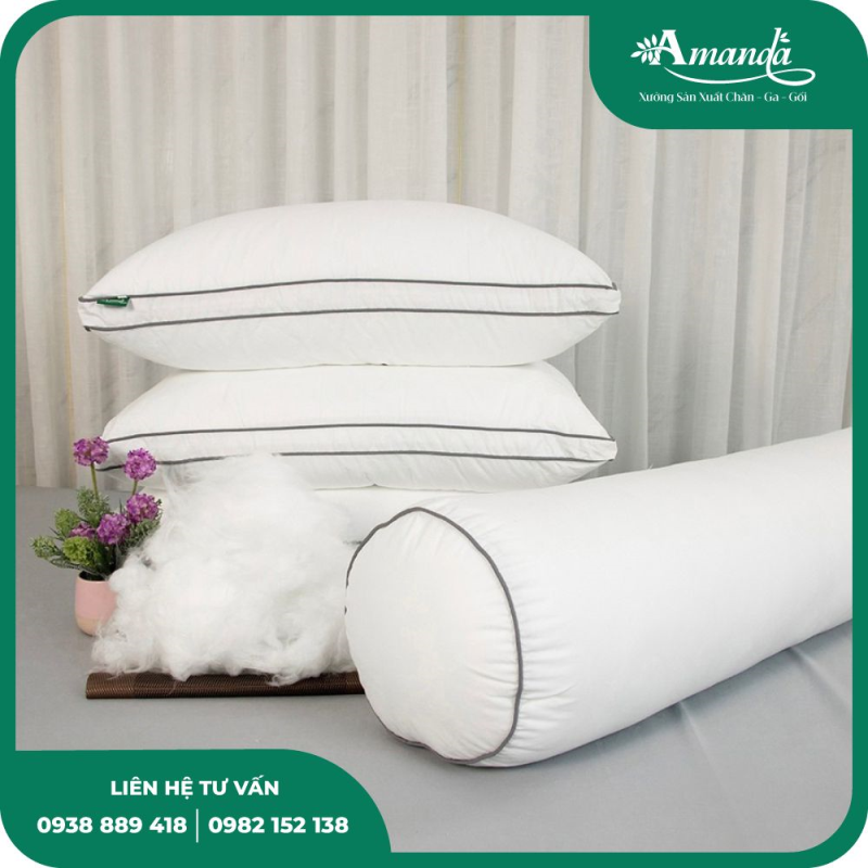 Gối lông vũ khách sạn 5 sao)