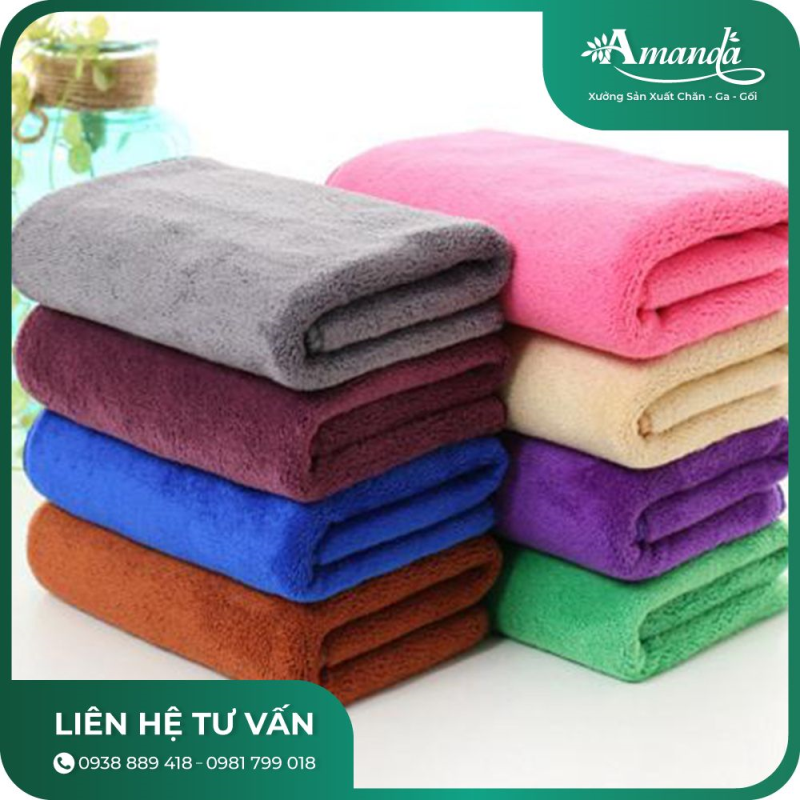 Khăn quấn body chất liệu Microfiber
