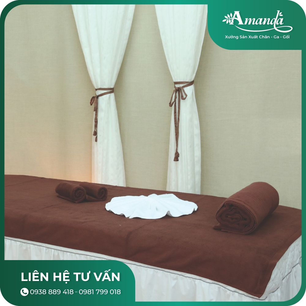 Khăn trải giường chất liệu cotton 