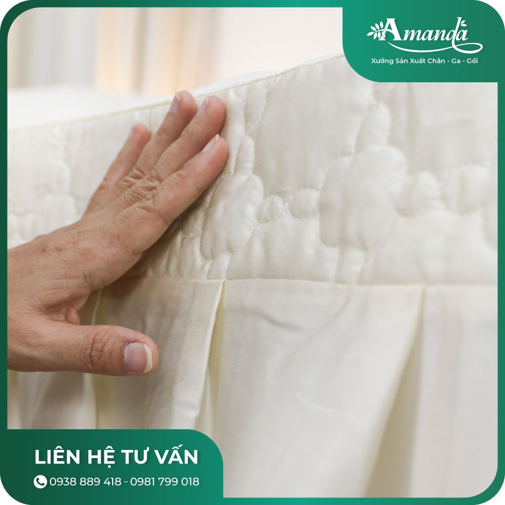 Bộ Chăn Ga Tencel Tơ Tằm Cao Cấp