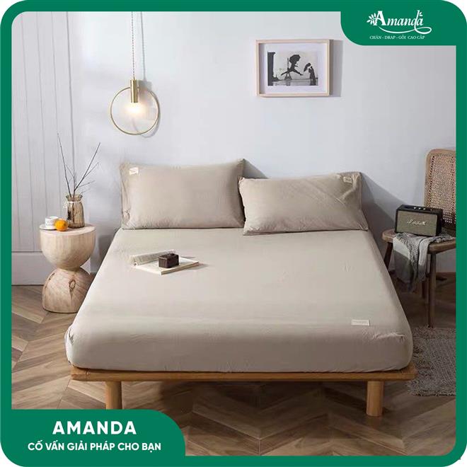 Bộ Chăn Ga Gối Lụa Cotton Satin Dành Cho Khách Sạn, Homestay Bộ Chăn Ga Gối Lụa Cotton Satin Dành Cho Khách Sạn, Homestay
