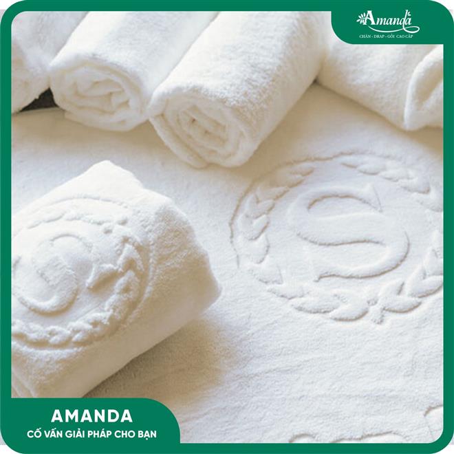Khăn Dệt Logo Cho Khách Sạn, spa Khăn Dệt Logo Cho Khách Sạn, spa