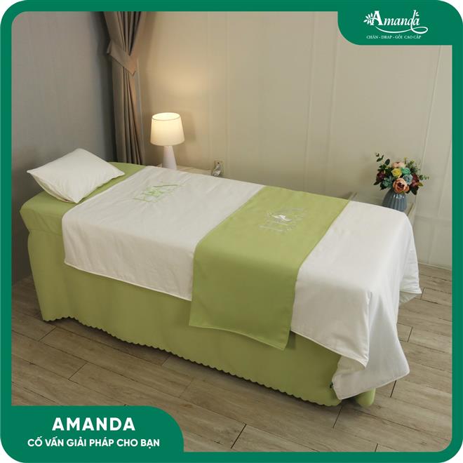 Drap Phủ Giường Spa Vải Cotton Hàn Quốc Drap Phủ Giường Spa Vải Cotton Hàn Quốc