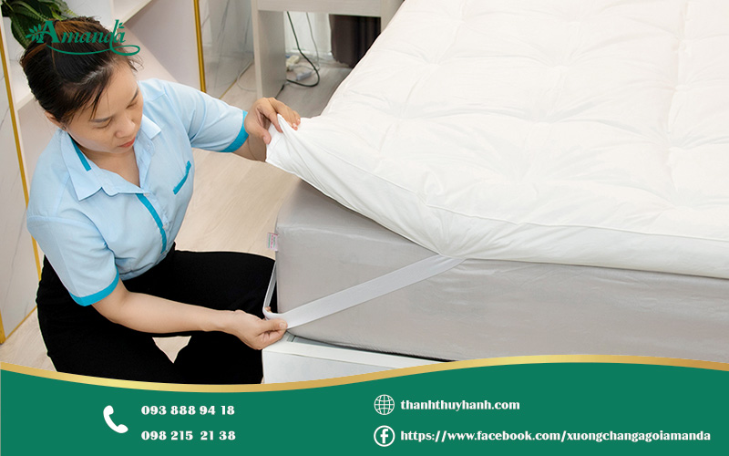 Chăn ga gối khách sạn 5 sao thiết kế sang trọng 
