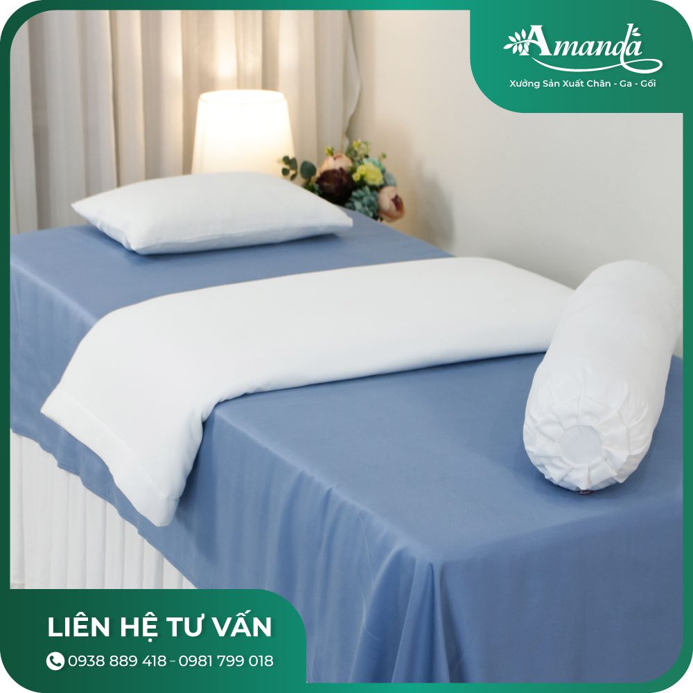 Bộ Chăn Ga Spa Chất liệu Tencel Micro