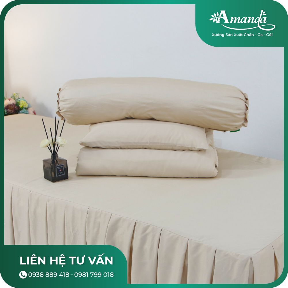 Bộ Chăn Ga Spa Chất liệu Tencel Micro