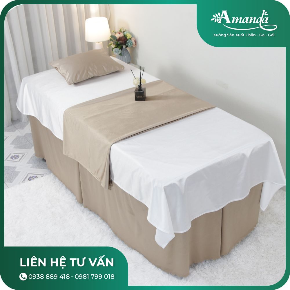 Ga Phủ Giường Vải Gấm Cao Cấp