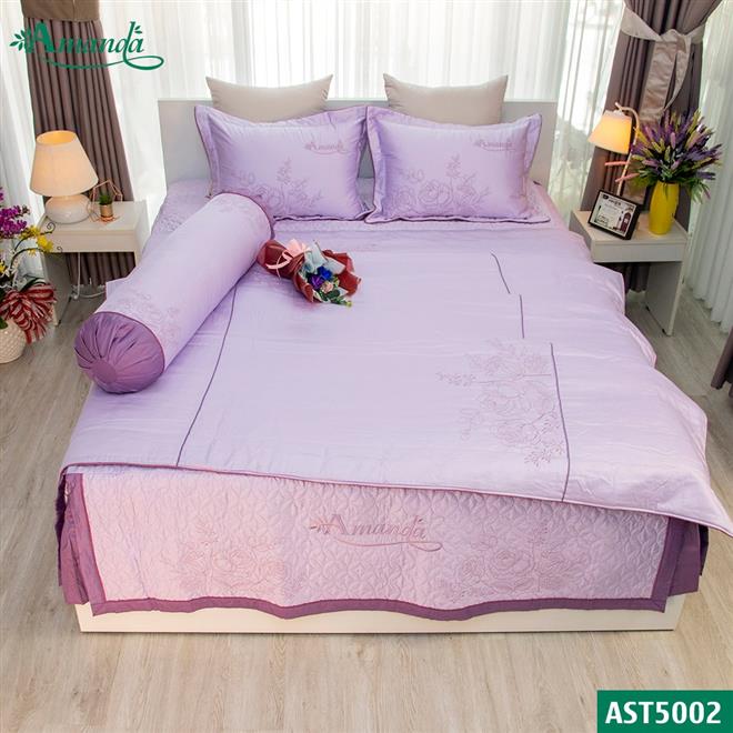 SET cotton lụa satin thêu cao cấp)