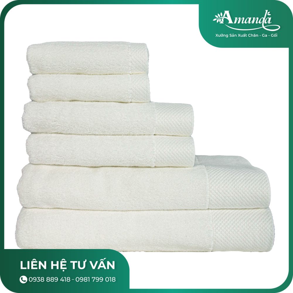 Trọn bộ khăn tắm khách sạn
